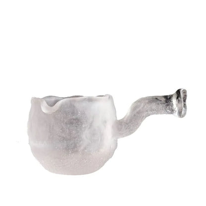 Creative Lotus Seedpod Pitcher Glass Frozen Glass Cup Dewaxing Pure Fair Mug Japanese Tea Ceremony Tea Pot