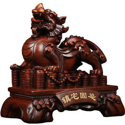 Creative Lucky Feng Shui Home Decor Craft Statues Pixiu Ornaments Living Room Decor Sculptures Craft Figurines Gift
