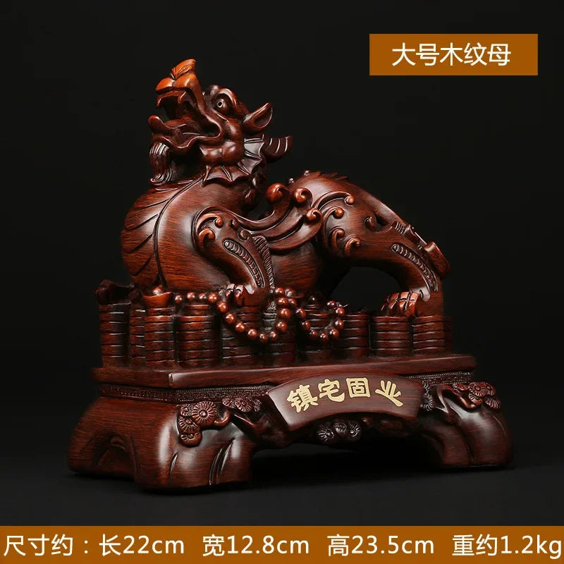 Creative Lucky Feng Shui Home Decor Craft Statues Pixiu Ornaments Living Room Decor Sculptures Craft Figurines Gift