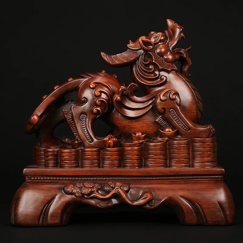 Creative Lucky Feng Shui Home Decor Craft Statues Pixiu Ornaments Living Room Decor Sculptures Craft Figurines Gift