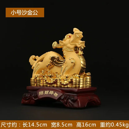 Creative Lucky Feng Shui Home Decor Craft Statues Pixiu Ornaments Living Room Decor Sculptures Craft Figurines Gift