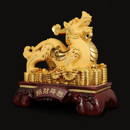 Creative Lucky Feng Shui Home Decor Craft Statues Pixiu Ornaments Living Room Decor Sculptures Craft Figurines Gift