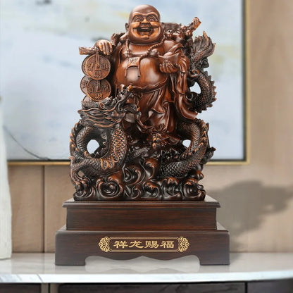 Creative Maitreya Buddha Statue Buddha Ornaments Crafts Resin Buddha Statue Home Living Room Office Accessories Gifts