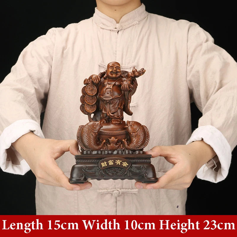 Creative Maitreya Buddha Statue Buddha Ornaments Crafts Resin Buddha Statue Home Living Room Office Accessories Gifts