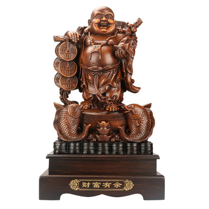 Creative Maitreya Buddha Statue Buddha Ornaments Crafts Resin Buddha Statue Home Living Room Office Accessories Gifts