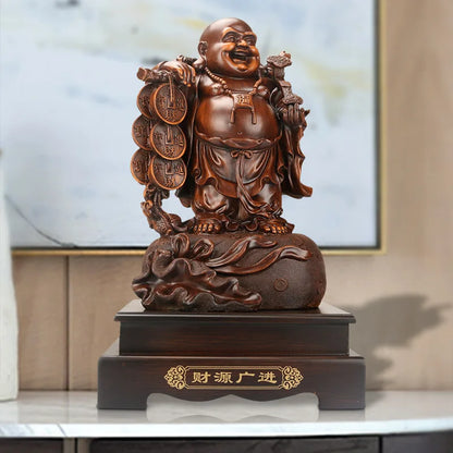 Creative Maitreya Buddha Statue Buddha Ornaments Crafts Resin Buddha Statue Home Living Room Office Accessories Gifts