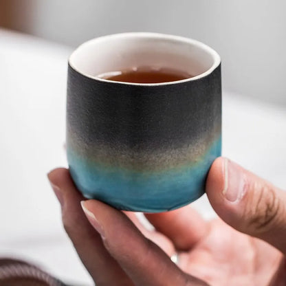 Creative Master Cup Coffee Tea Ceramics Tea Set A Single Cup of Persimmon Chinese Household Handmade Kung Fu Teacup Teaware Bar