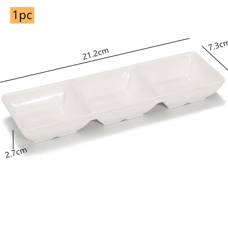 Creative Melamine Soy Sauce Dish Spice Plate Not Easily Broken Plastic Dinner Plates Household Snack Plate Kitchen Accessories