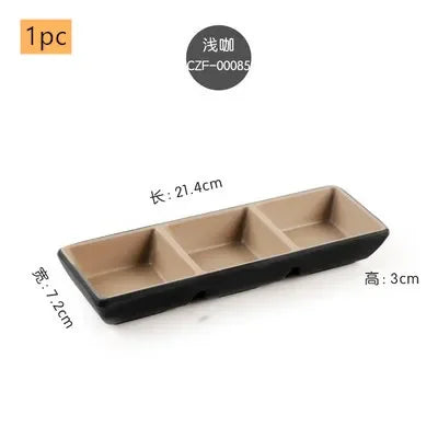 Creative Melamine Soy Sauce Dish Spice Plate Not Easily Broken Plastic Dinner Plates Household Snack Plate Kitchen Accessories