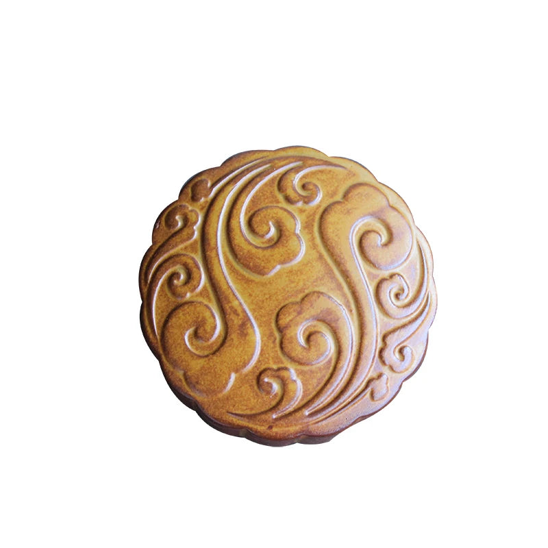 Creative Mooncake Tea Caddy Ceramic Travel Portable Sealed Pot, Pottery Storage Jar, Tea Set, Tea Warehouse, Tea Caddy