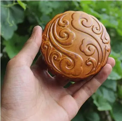 Creative Mooncake Tea Caddy Ceramic Travel Portable Sealed Pot, Pottery Storage Jar, Tea Set, Tea Warehouse, Tea Caddy