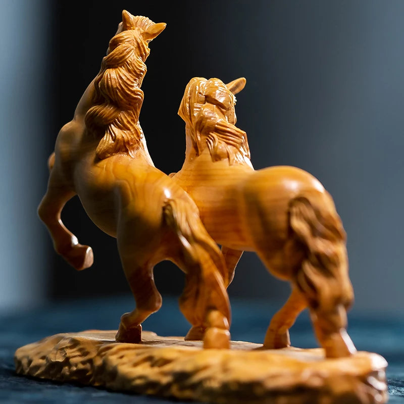 Creative Orange Decoration Home Decor Wood 5 9 12.5cm China Animal Statues Sculptures Buddha Hot Sale