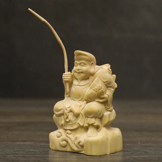 Creative Orange Decoration Home Decor Wood Buddhism China Statues Sculptures Room Decoration Best