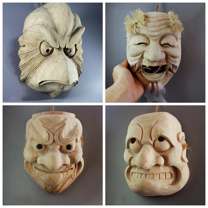 Creative Orange Sculptures Decoration People Wood Japan Statues Sculptures Backyard Garden Decorations Best