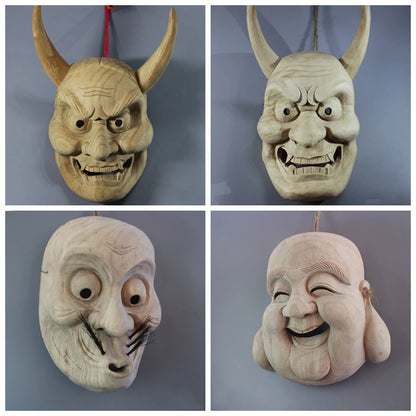 Creative Orange Sculptures Decoration People Wood Japan Statues Sculptures Backyard Garden Decorations Best
