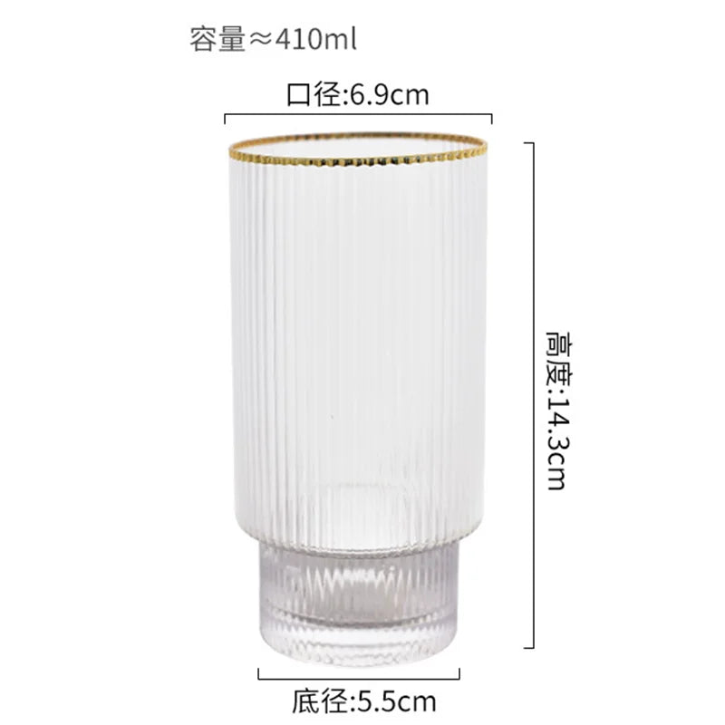 Creative Phnom Penh Crystal Glass Water Jug Transparent Beautiful Bottle Juice Tea Drinkware Glasses Cup Home Set Coffee Mug