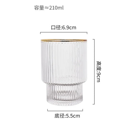 Creative Phnom Penh Crystal Glass Water Jug Transparent Beautiful Bottle Juice Tea Drinkware Glasses Cup Home Set Coffee Mug