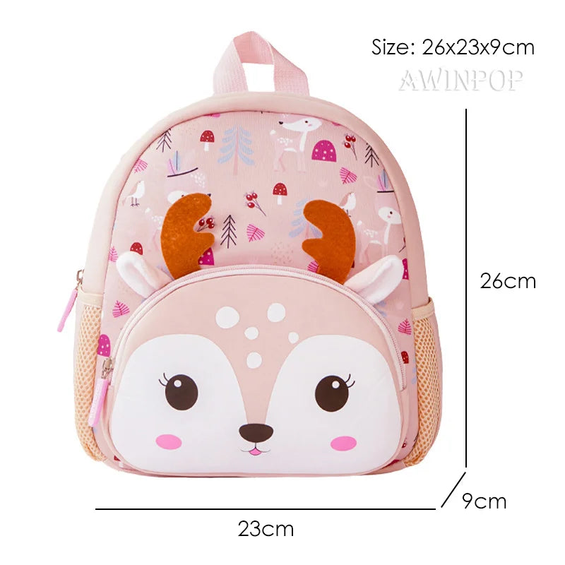 Creative Pig with Tiger Clothes School Backpacks Kindergarten Children Pack Toddler Girls Chick School Bags Boys 2-5 Years Old