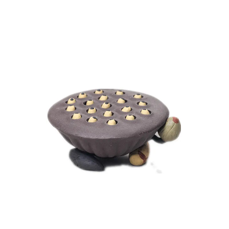 Creative Purple Clay Tea Pet Tea Table Sculpture Ornaments Home Desktop Figurine Decoration Chinese Zisha Tea Set Accessories