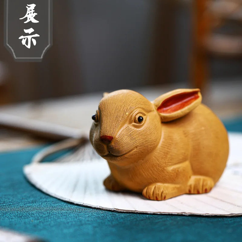 Creative Purple Sand Bionic Animal Tea Ornaments Ornaments Home Desktop Cute Small Objects Living Room Decorations Tea Ceremony