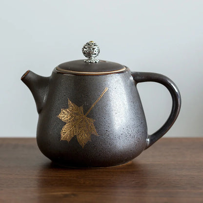 Creative Rust Glazed Teapot Tea Set Coffee Pots Kettle Puer Kitchen Accessories Teaware Infuser Pot Teapots Glass Dining Bar