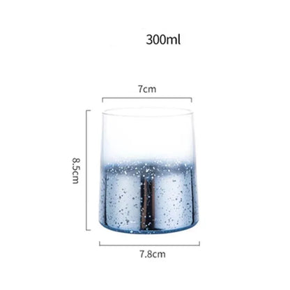 Creative Star Sky Gradient Glass Cup Wineglass Vintage Wine Glasses Luxury Glass Cups Glasses for Champagne Drinking Goblet Set