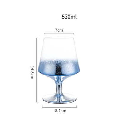 Creative Star Sky Gradient Glass Cup Wineglass Vintage Wine Glasses Luxury Glass Cups Glasses for Champagne Drinking Goblet Set