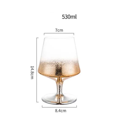 Creative Star Sky Gradient Glass Cup Wineglass Vintage Wine Glasses Luxury Glass Cups Glasses for Champagne Drinking Goblet Set