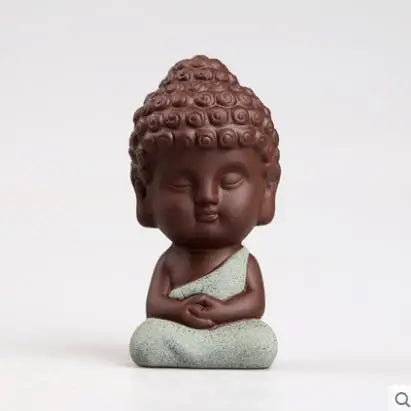 Creative Tea Pet Ornaments, Zisha Tea, Golden Toad, Tea Set Accessories, Tea Art, Small Monk, Figure Ornaments