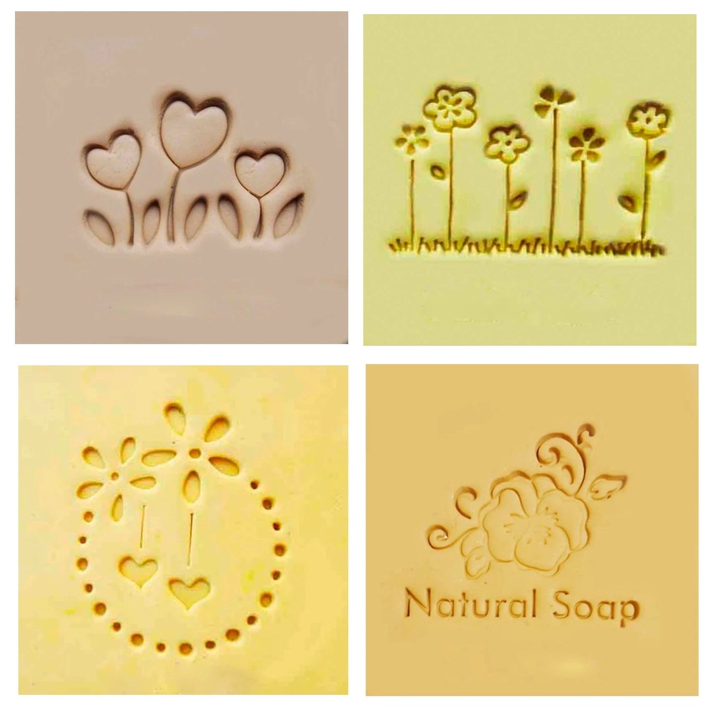 Creative Tree Pattern Stamp Home Cleaning Natural Seal Acrylic Transparent Imprint Soap Stamp For Handmade Making Chapter