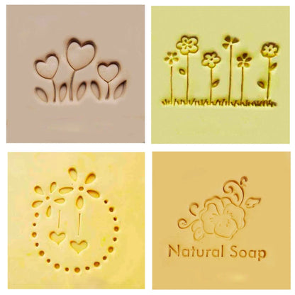 Creative Tree Pattern Stamp Home Cleaning Natural Seal Acrylic Transparent Imprint Soap Stamp For Handmade Making Chapter