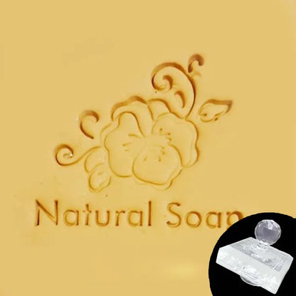 Creative Tree Pattern Stamp Home Cleaning Natural Seal Acrylic Transparent Imprint Soap Stamp For Handmade Making Chapter