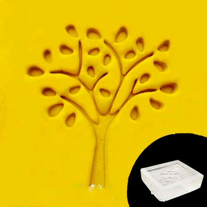 Creative Tree Pattern Stamp Home Cleaning Natural Seal Acrylic Transparent Imprint Soap Stamp For Handmade Making Chapter