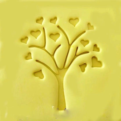 Creative Tree Pattern Stamp Home Cleaning Natural Seal Acrylic Transparent Imprint Soap Stamp For Handmade Making Chapter