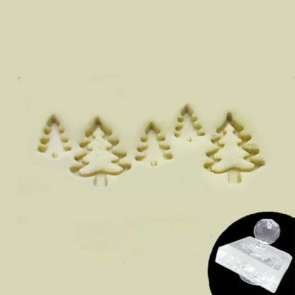 Creative Tree Pattern Stamp Home Cleaning Natural Seal Acrylic Transparent Imprint Soap Stamp For Handmade Making Chapter