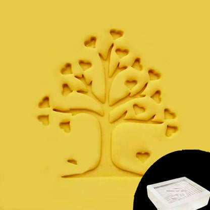Creative Tree Pattern Stamp Home Cleaning Natural Seal Acrylic Transparent Imprint Soap Stamp For Handmade Making Chapter