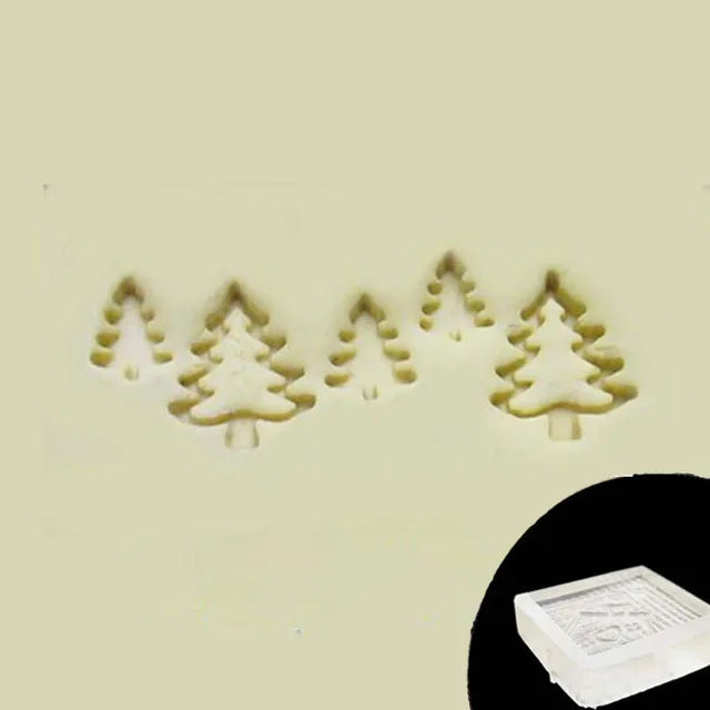 Creative Tree Pattern Stamp Home Cleaning Natural Seal Acrylic Transparent Imprint Soap Stamp For Handmade Making Chapter