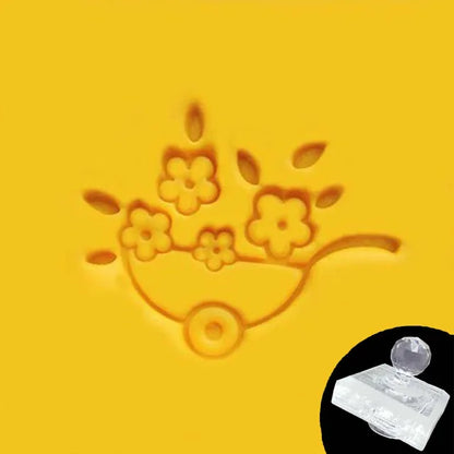 Creative Tree Pattern Stamp Home Cleaning Natural Seal Acrylic Transparent Imprint Soap Stamp For Handmade Making Chapter