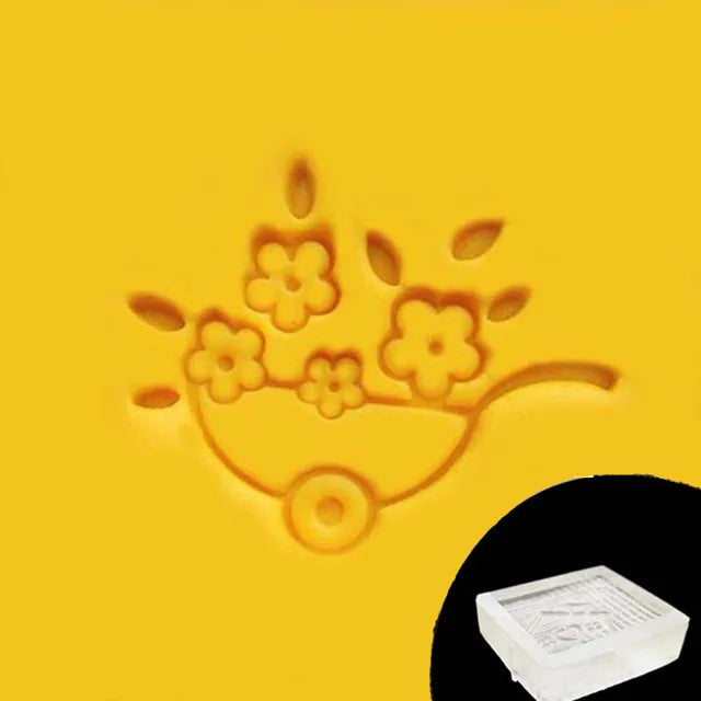 Creative Tree Pattern Stamp Home Cleaning Natural Seal Acrylic Transparent Imprint Soap Stamp For Handmade Making Chapter