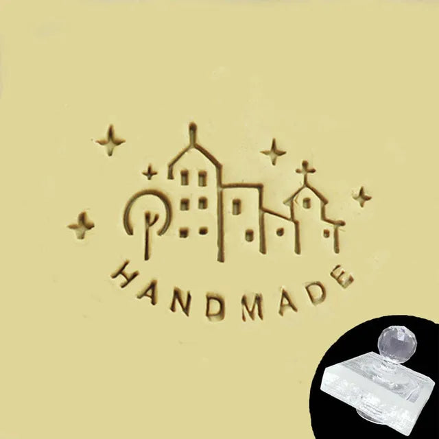 Creative Tree Pattern Stamp Home Cleaning Natural Seal Acrylic Transparent Imprint Soap Stamp For Handmade Making Chapter