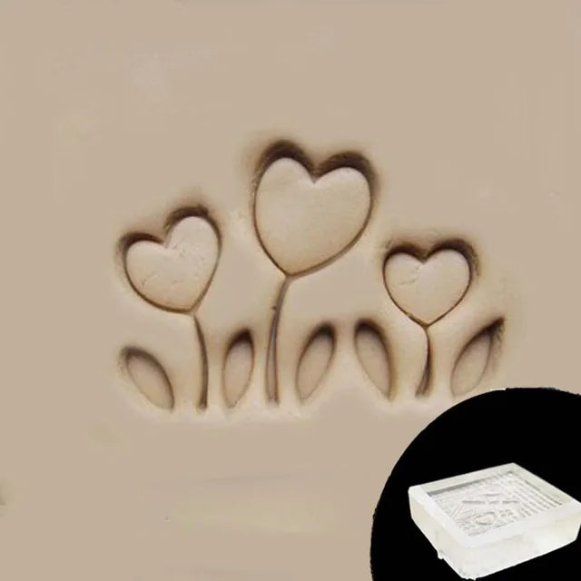 Creative Tree Pattern Stamp Home Cleaning Natural Seal Acrylic Transparent Imprint Soap Stamp For Handmade Making Chapter