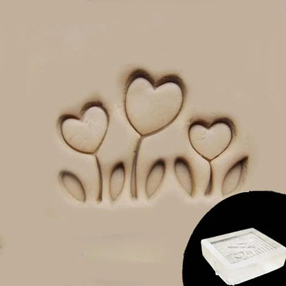 Creative Tree Pattern Stamp Home Cleaning Natural Seal Acrylic Transparent Imprint Soap Stamp For Handmade Making Chapter
