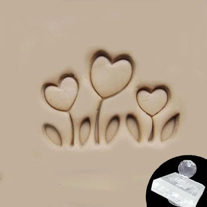 Creative Tree Pattern Stamp Home Cleaning Natural Seal Acrylic Transparent Imprint Soap Stamp For Handmade Making Chapter