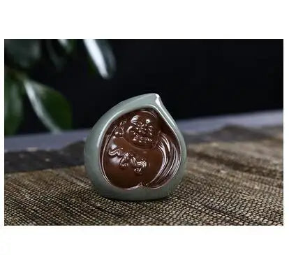 Creative Turtle Tea Pet Can Cultivate Tea Play, Zisha Little Monk Ornaments, Buddha Ru Kiln Boutique, Cattle Horses Turtles