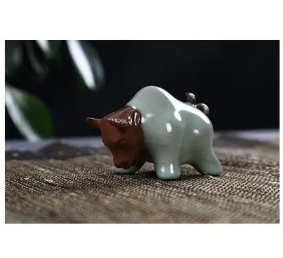 Creative Turtle Tea Pet Can Cultivate Tea Play, Zisha Little Monk Ornaments, Buddha Ru Kiln Boutique, Cattle Horses Turtles