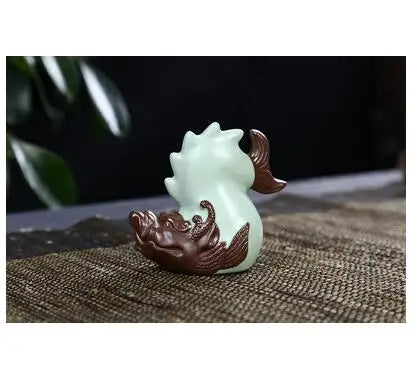 Creative Turtle Tea Pet Can Cultivate Tea Play, Zisha Little Monk Ornaments, Buddha Ru Kiln Boutique, Cattle Horses Turtles