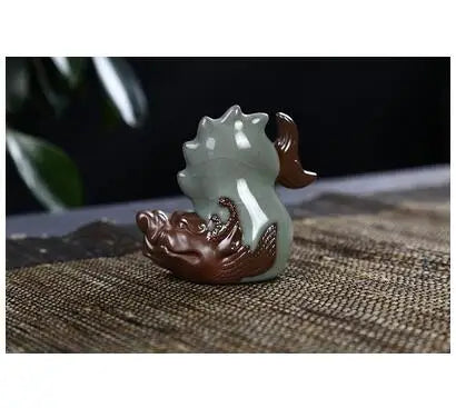 Creative Turtle Tea Pet Can Cultivate Tea Play, Zisha Little Monk Ornaments, Buddha Ru Kiln Boutique, Cattle Horses Turtles