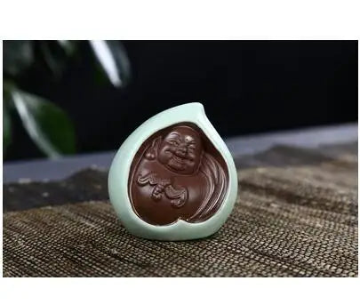 Creative Turtle Tea Pet Can Cultivate Tea Play, Zisha Little Monk Ornaments, Buddha Ru Kiln Boutique, Cattle Horses Turtles