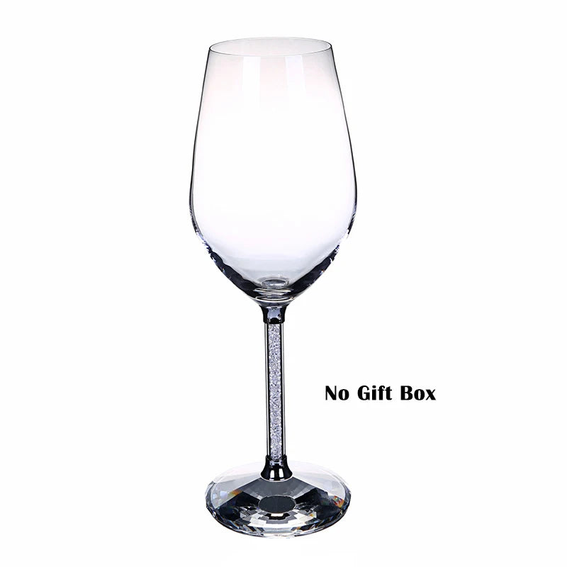 Creative Wedding Wine Glass cup unique Champagne Flutes Crystalline Party Gift Toasting Glass Goblet Crystal Anniversary