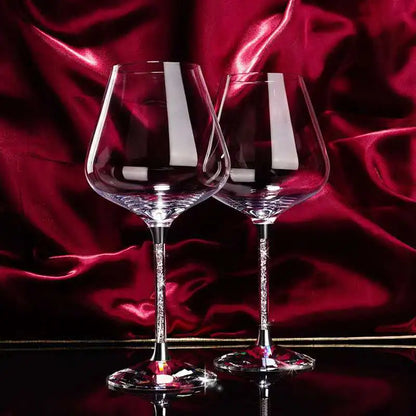 Creative Wedding Wine Glass cup unique Champagne Flutes Crystalline Party Gift Toasting Glass Goblet Crystal Anniversary